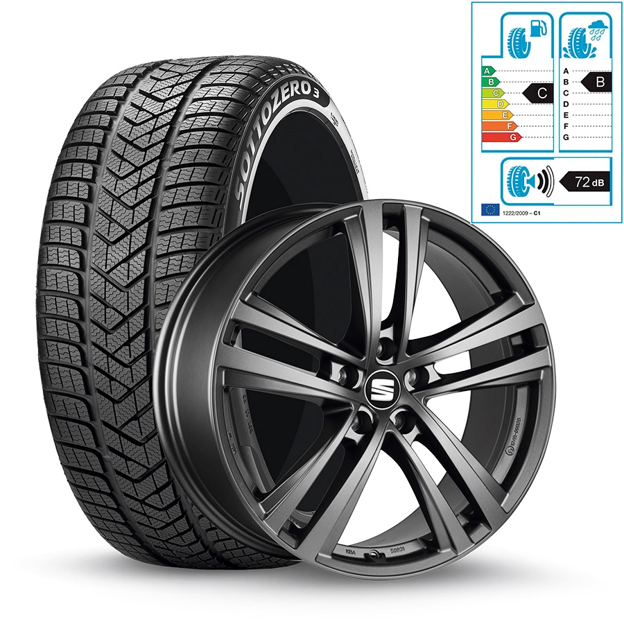 Ateca 16" Vinterhjul alu antracit - UDGÅET