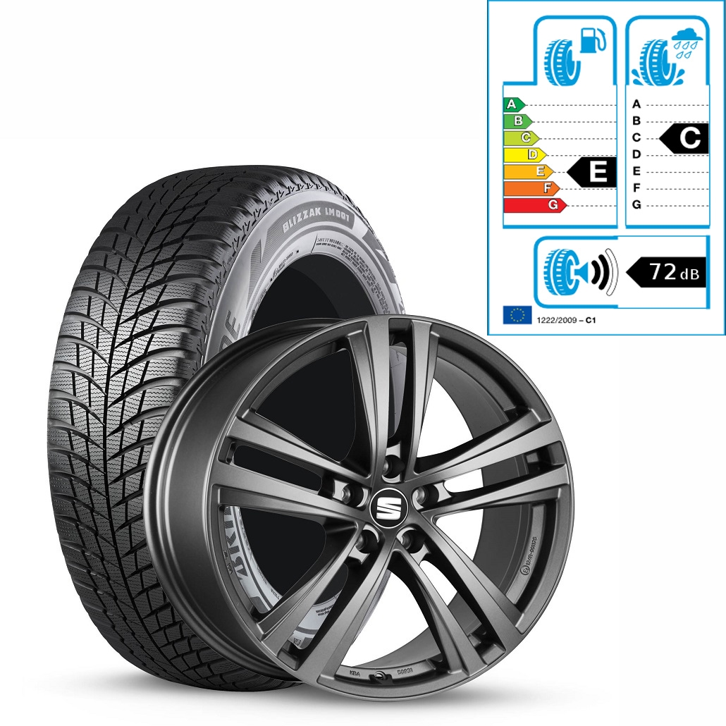 Ateca 16" Vinterhjul alu antracit - UDGÅET