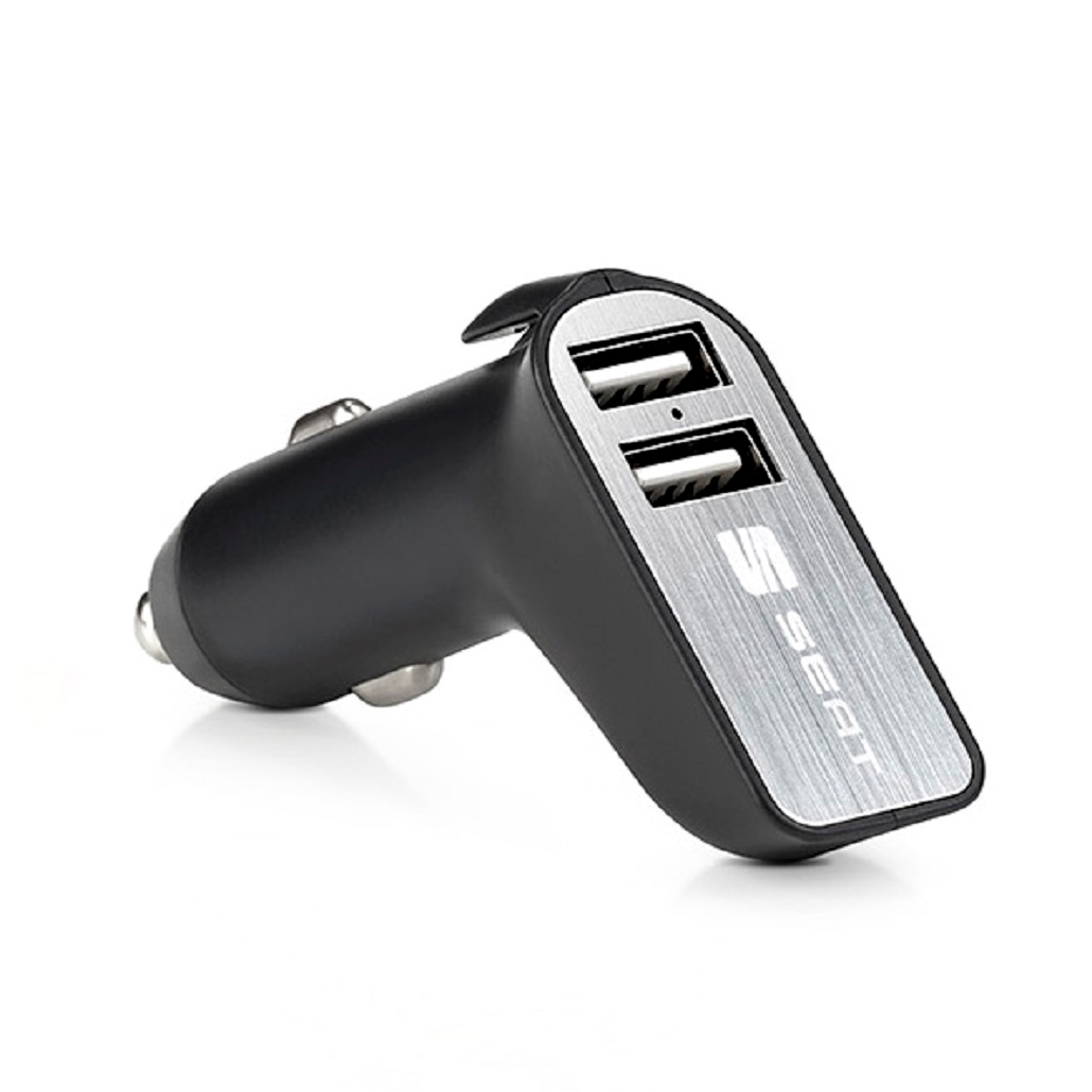 SEAT Dobbelt USB lader med sikkerhed - UDGÅET